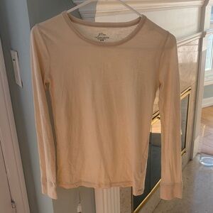 J. Crew Cream Vintage Cotton Tee
